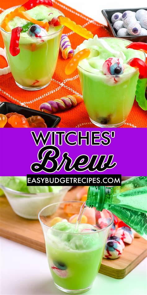 Witches brew - Put the remaining dry ice in a cooler nearby. Pour some hot water on top of the ice so that it starts to smoke. Place the punch bowl on top of the dry ice inside the cauldron. Combine the ginger ale, pineapple juice, …